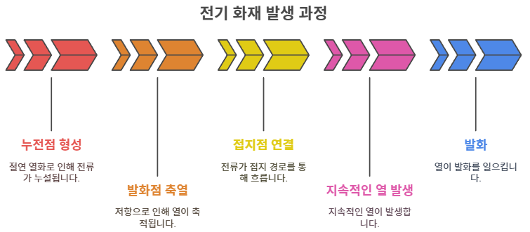 전류가 흘러야 할 정상적인 도선으로 흐르지 않고 전선 피복이 손상되어 전기가 새고 있거나, 손상된 피복으로 다른 전기기계나, 전기기구, 금속재료 등으로 흘러가는 현상을 말함